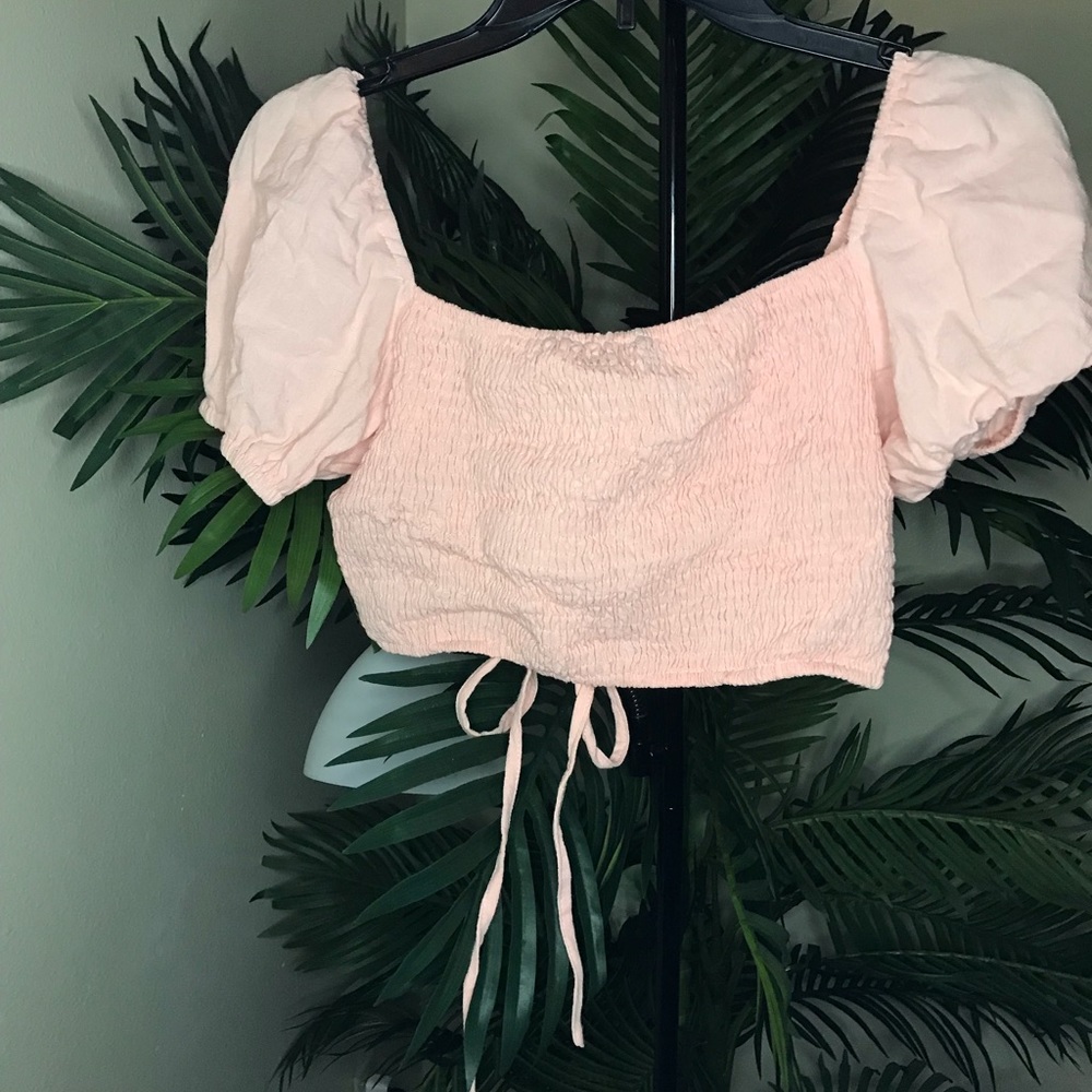 Drawstring Crop Top - Picture 3 of 3